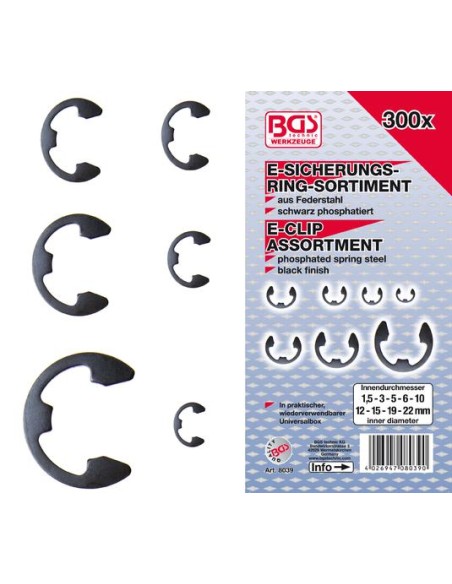 REF  8039       Surtido de anillos de seguridad en