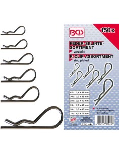 REF  8043       Surtido de pasadores de aleta Ø 2 