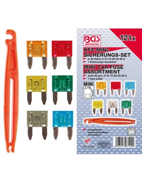 REF  8109     Surtido de fusibles para automoción