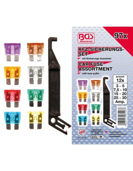 REF  8126      Surtido de fusibles para automoción