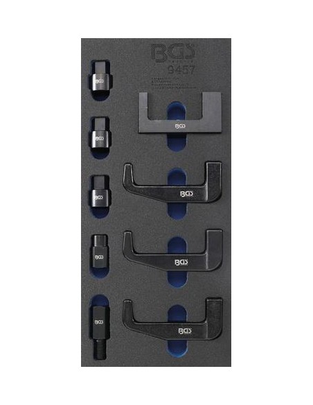 REF  9457     Juego de garras y adaptadores de des