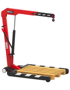 REF  CRV6     Grúa de taller plegable MEGA 650 kg