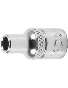 Llave de vaso 12 caras entrada 6 3 mm  1/4   4 5 m