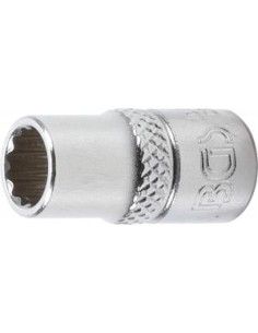 Llave de vaso 12 caras entrada 6 3 mm  1/4   7 mm