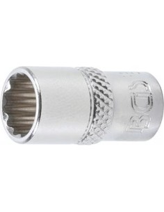 Llave de vaso 12 caras entrada 6 3 mm  1/4   9 mm