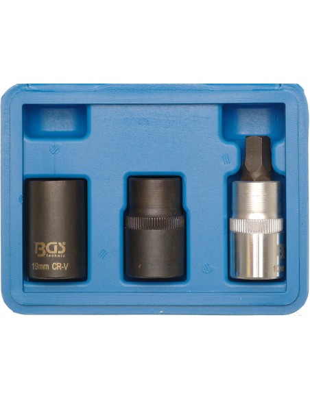 REF  1112    Juego 3 piezas de vasos pentagonales