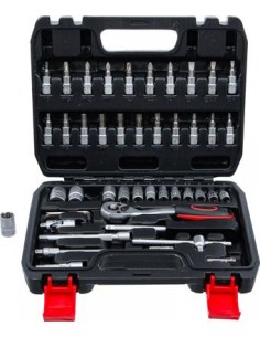 Juego de llaves de vaso | entrada 6 3 mm  1/4   |