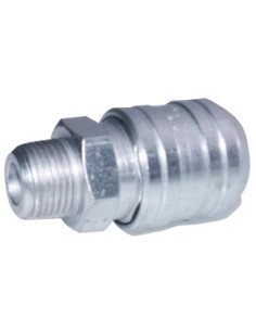REF   142G  Enchufe rápido en acero Macho 1/2 gas