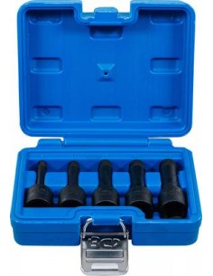 Juego llaves de vaso de perfil espiral