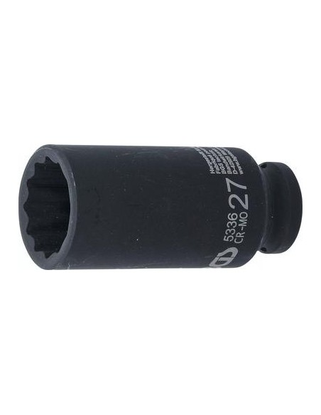 Llaves de vaso impacto 12 caras  largo | 27 mm