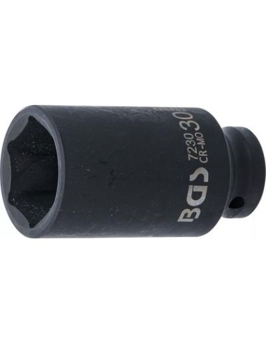 Llaves de vaso impacto hexagonal  largo | 30 mm