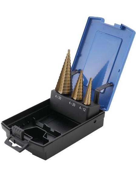 REF  1624      Juego de brocas escalonadas nitrura