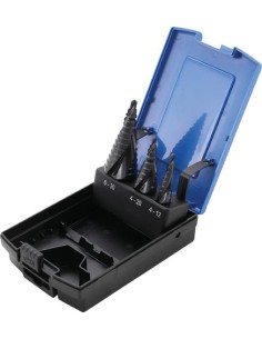 REF  1945      Juego de brocas escalonadas Ø 4 - 3