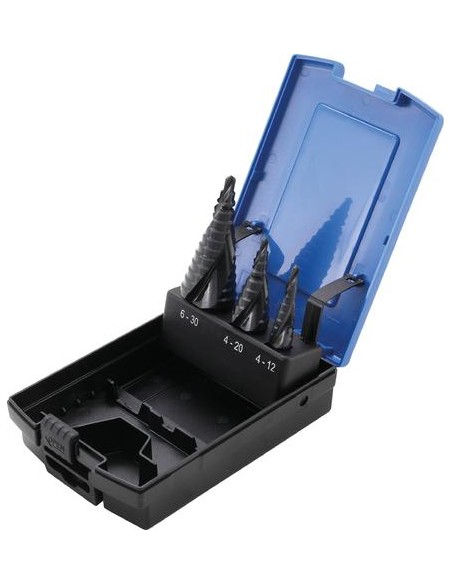 REF  1945      Juego de brocas escalonadas Ø 4 - 3