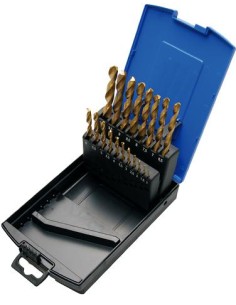 REF  2013  Juego de brocas espirales HSS nitrurado