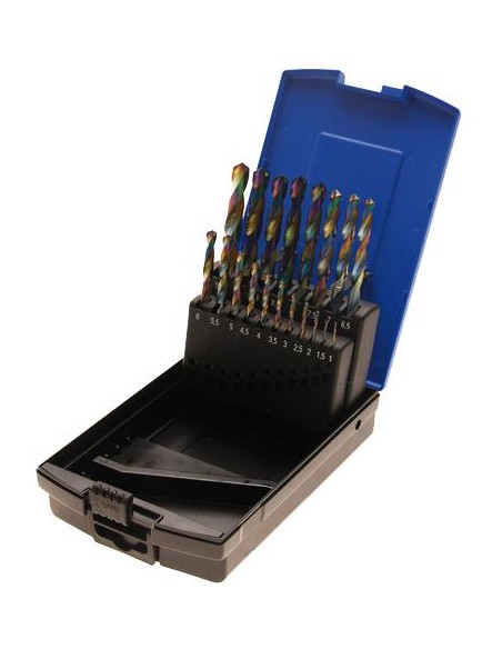 REF  2014       Juego de brocas espirales HSS 1 -