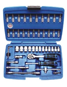 REF  2145     Juego de llaves de vaso entrada 6 3