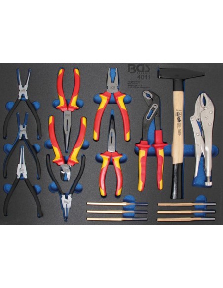 Bandeja para carro 3/3  Juego de alicates  botador