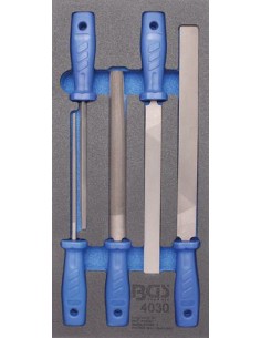 Bandeja para carro 1/3  Juego de limas  5 piezas