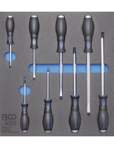 Bandeja para carro 2/3  Destornilladores planos y