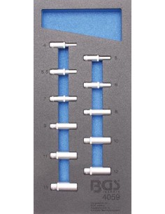 Bandeja para carro 1/3  Llaves de vaso hexagonal 6