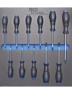 Bandeja para carro 2/3  Destornilladores perfil en