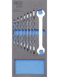 Bandeja para carro 1/3  Juego de llaves fijas dobl