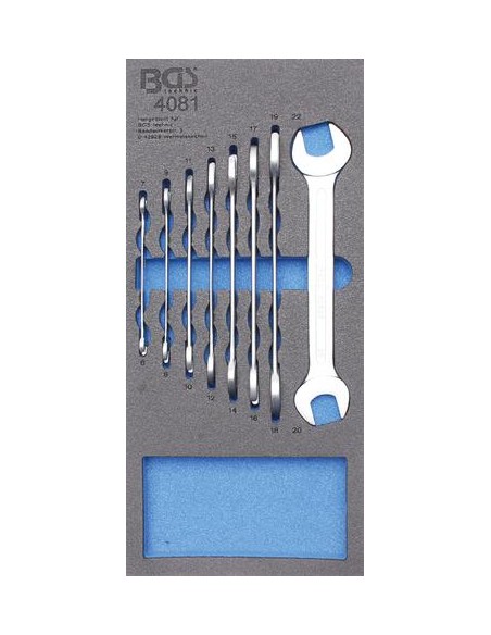 Bandeja para carro 1/3  Juego de llaves fijas dobl