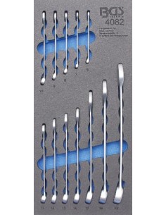 Bandeja para carro 1/3  Juego de llaves combinadas