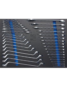 Bandeja para carro 3/3  Juego de llaves  35 piezas