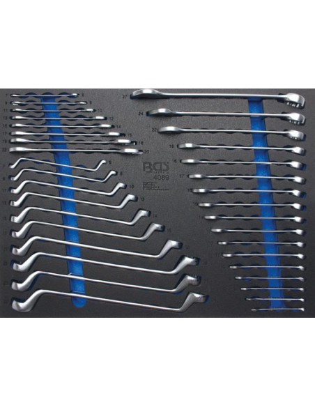 Bandeja para carro 3/3  Juego de llaves  35 piezas