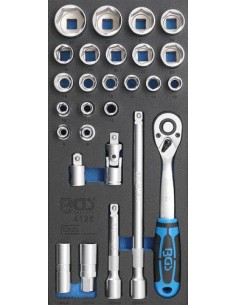 Bandeja para carro 1/3  Juego de llaves de vaso 12