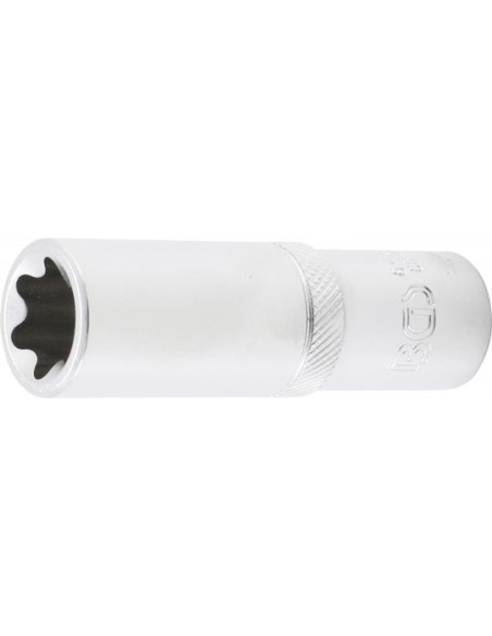 REF  6450  Llave de vaso E-Torx  larga entrada 12 